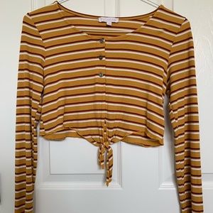 American Eagle Crop Long-Sleeve